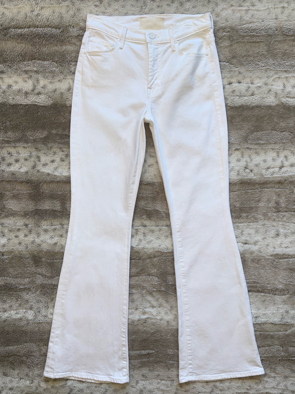 MOTHER Superior The Weekend Flare Jeans in Totally Innocent Size 27 - Picture 5 of 16
